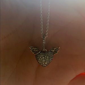 Pandora Winged Heart Necklace